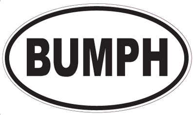BUMPH - Oval Sticker