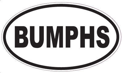 BUMPHS - Oval Sticker