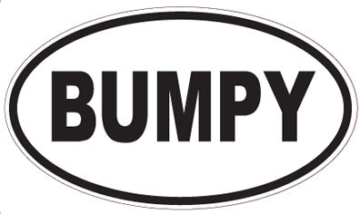 BUMPY - Oval Magnet
