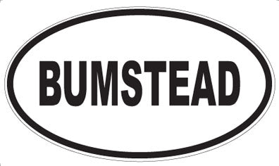 BUMSTEAD - Oval Magnet
