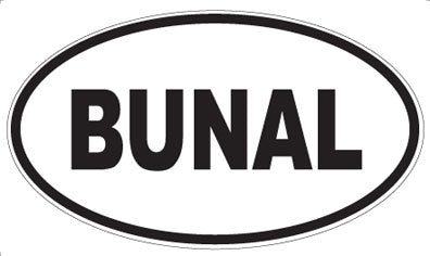 BUNAL - Oval Magnet
