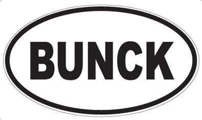 BUNCK - Oval Magnet