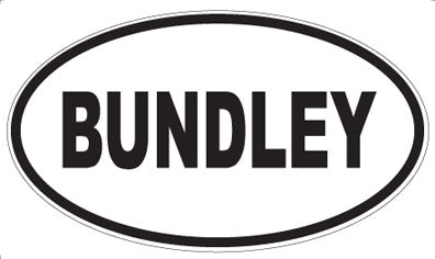 BUNDLEY - Oval Magnet