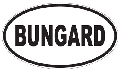 BUNGARD - Oval Magnet
