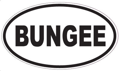 BUNGEE - Oval Sticker
