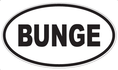 BUNGE - Oval Magnet