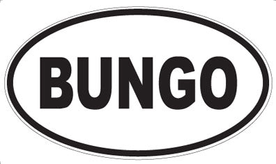 BUNGO - Oval Magnet