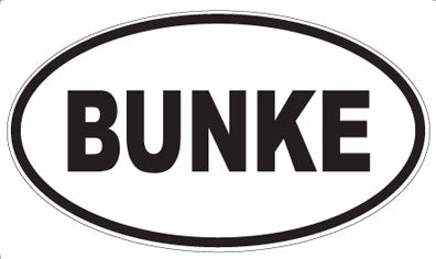 BUNKE - Oval Magnet