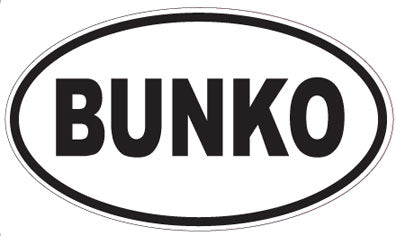 BUNKO - Oval Magnet