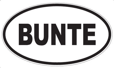BUNTE - Oval Magnet