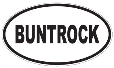 BUNTROCK - Oval Magnet