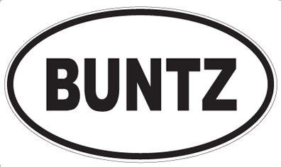 BUNTZ - Oval Magnet