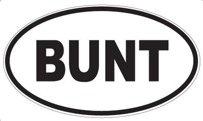 BUNT - Oval Magnet