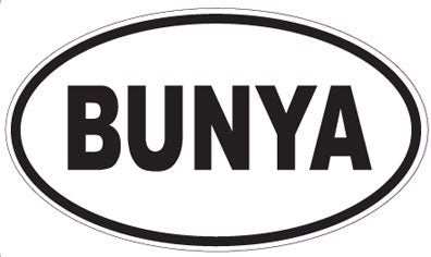 BUNYA - Oval Magnet