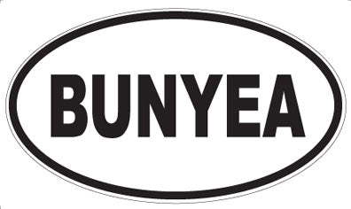 BUNYEA - Oval Magnet