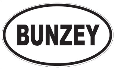 BUNZEY - Oval Magnet