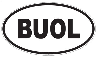 BUOL - Oval Magnet