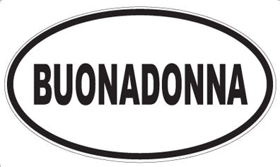 BUONADONNA - Oval Magnet