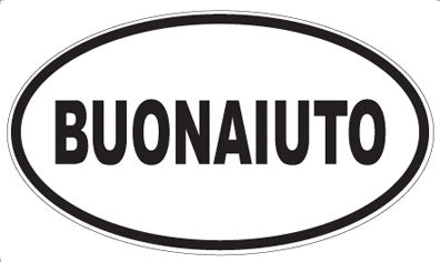 BUONAIUTO - Oval Magnet