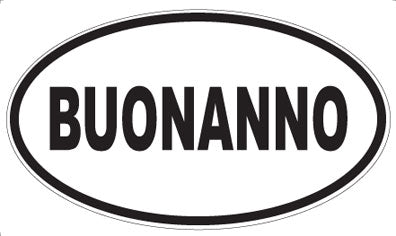 BUONANNO - Oval Magnet