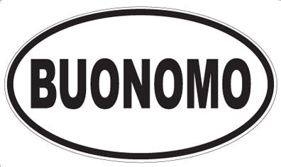 BUONOMO - Oval Magnet
