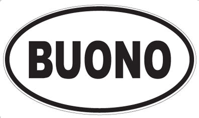 BUONO - Oval Magnet