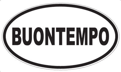 BUONTEMPO - Oval Magnet