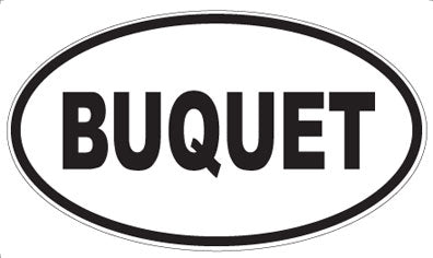 BUQUET - Oval Magnet