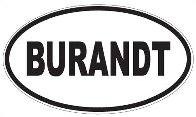 BURANDT - Oval Magnet