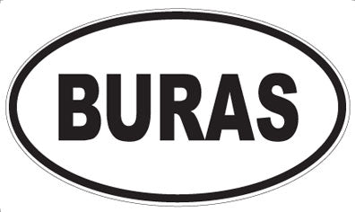 BURAS - Oval Magnet