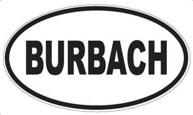 BURBACH - Oval Magnet