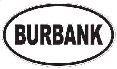 BURBANK - Oval Magnet