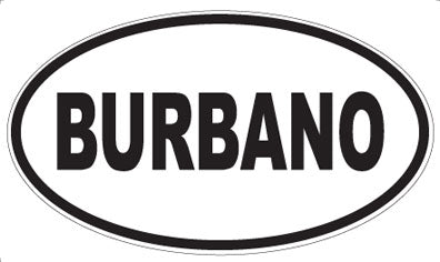 BURBANO - Oval Magnet