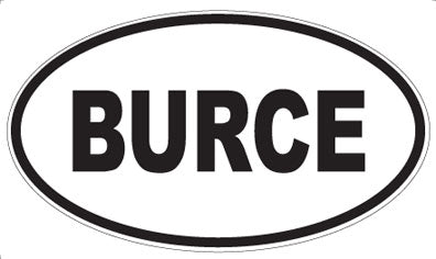 BURCE - Oval Magnet