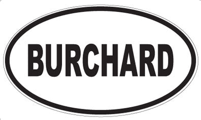 BURCHARD - Oval Magnet