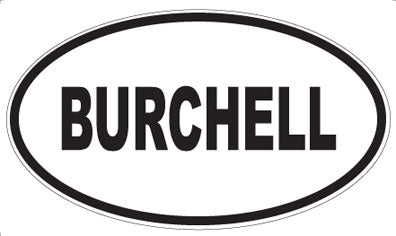 BURCHELL - Oval Magnet