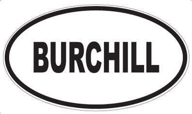 BURCHILL - Oval Magnet