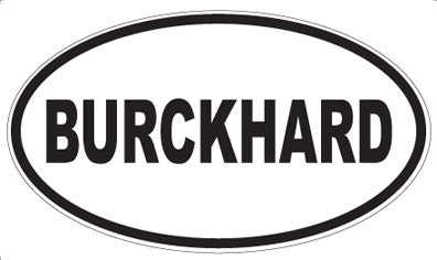 BURCKHARD - Oval Magnet