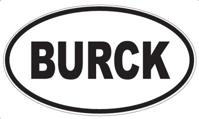 BURCK - Oval Magnet