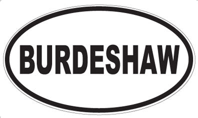 BURDESHAW - Oval Magnet