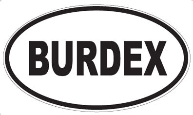 BURDEX - Oval Magnet