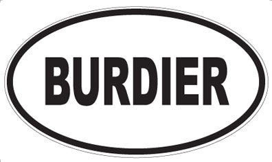 BURDIER - Oval Magnet