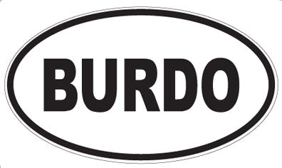BURDO - Oval Magnet