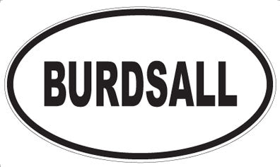 BURDSALL - Oval Magnet