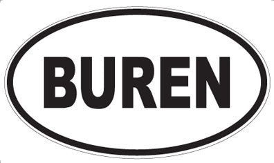 BUREN - Oval Magnet