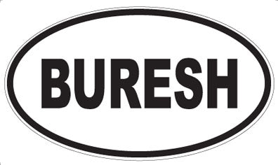 BURESH - Oval Magnet