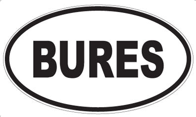 BURES - Oval Magnet