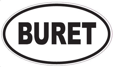BURET - Oval Magnet