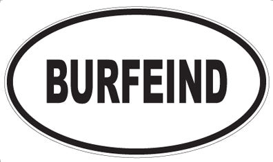 BURFEIND - Oval Magnet
