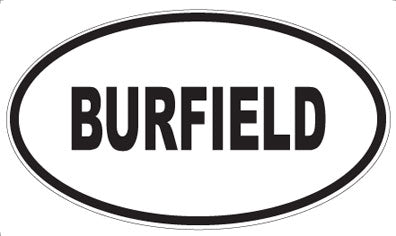 BURFIELD - Oval Magnet